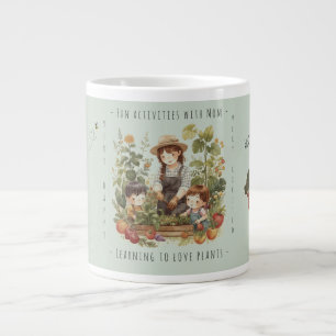 Gift for Mom, Gardening, Fun activities with Mom. Large Coffee Mug