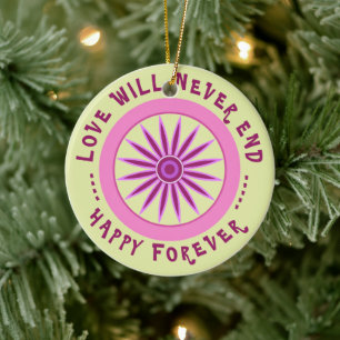 GIFT FOR MOM, SISTER, DAUGHTER, FRIEND CERAMIC ORNAMENT