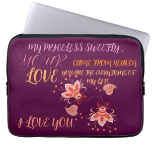 GIFT FOR MOM, SISTER, DAUGHTER, FRIEND, GIRLFRIEND LAPTOP SLEEVE