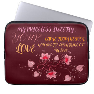 GIFT FOR MOM, SISTER, DAUGHTER, FRIEND, GIRLFRIEND LAPTOP SLEEVE