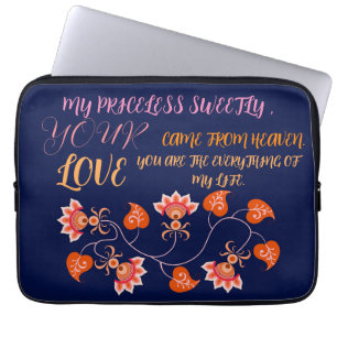 GIFT FOR MOM, SISTER, DAUGHTER, FRIEND, GIRLFRIEND LAPTOP SLEEVE