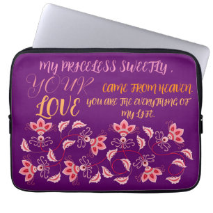 GIFT FOR MOM, SISTER, DAUGHTER, FRIEND, GIRLFRIEND LAPTOP SLEEVE