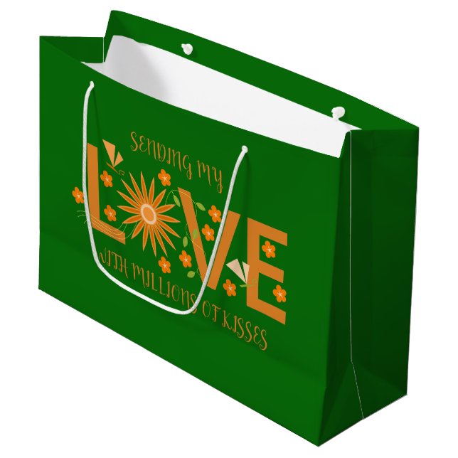 GIFT FOR MOM, SISTER, DAUGHTER, FRIEND, GIRLFRIEND LARGE GIFT BAG (Front Angled)