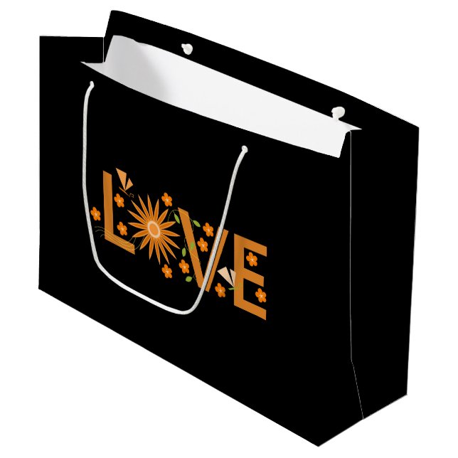 GIFT FOR MOM, SISTER, DAUGHTER, FRIEND, GIRLFRIEND LARGE GIFT BAG (Front Angled)