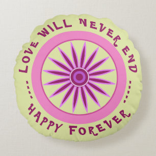 GIFT FOR MOM, SISTER, DAUGHTER, FRIEND ROUND PILLOW