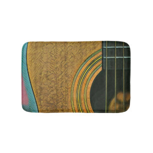 Gift for musician guitarist bath mat