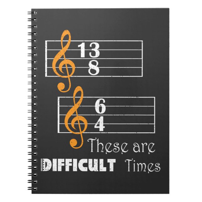 Gift for Musicians Notebook (Front)