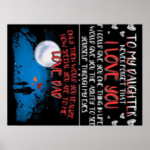 Gift For My Daughter, To My Daughter Best Gift, Poster