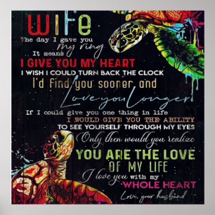 Gift For My Wife   Letter For Your Wife   Poster