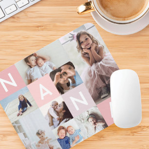 Gift For Nana Nana Modern Multiple Photo Grid Mouse Pad
