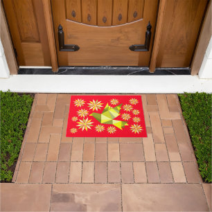 GIFT FOR NATURE LOVER WITH FLOWER DOORMAT