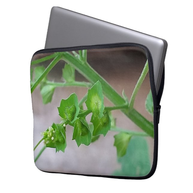 GIFT FOR NATURE LOVER WITH FLOWER LAPTOP SLEEVE (Front Left)