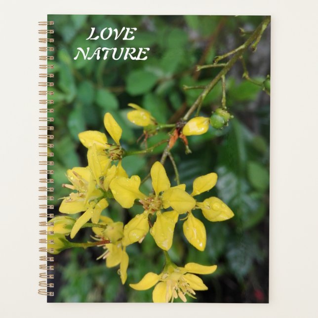 GIFT FOR NATURE LOVER WITH FLOWER PLANNER (Front)