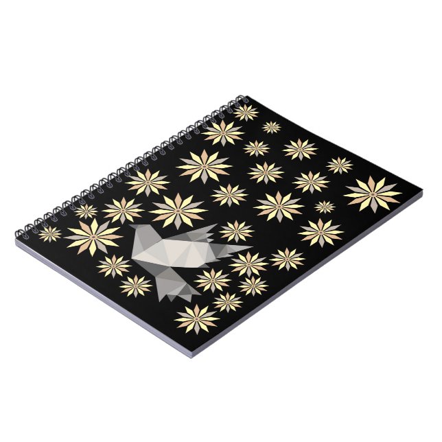 GIFT FOR NATURE LOVER WITH FLOWERS NOTEBOOK (Left Side)