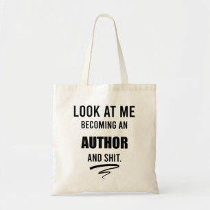 Gift For New Writer Funny Author School Graduation Tote Bag