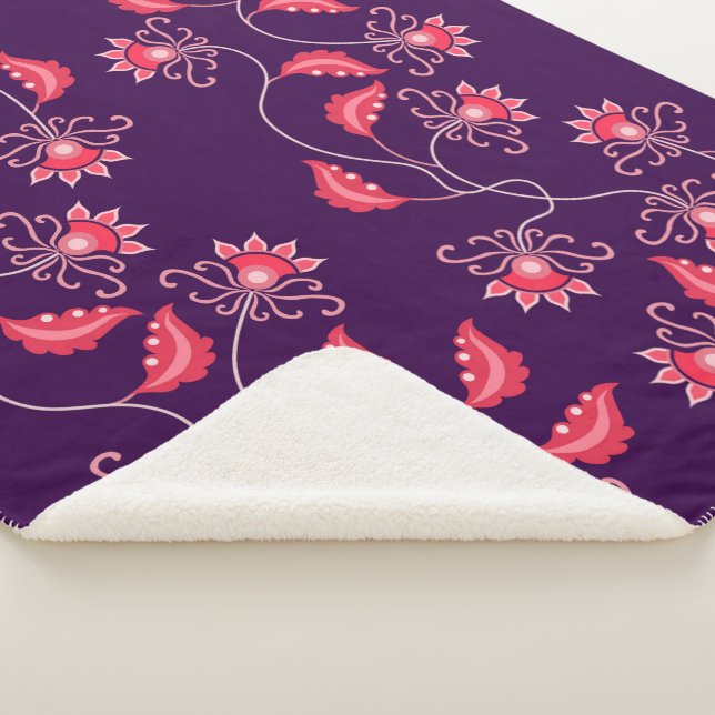 GIFT FOR NEW YEAR, BIRTHDAY, VALENTINE, WEDDING SHERPA BLANKET (3/4)