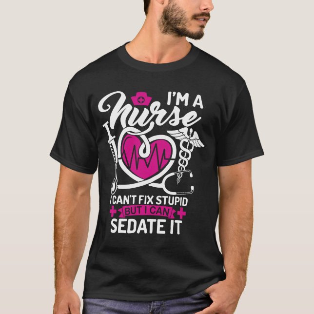 Gift For Nurse Funny Medical Registered Nurse Gift T-Shirt (Front)