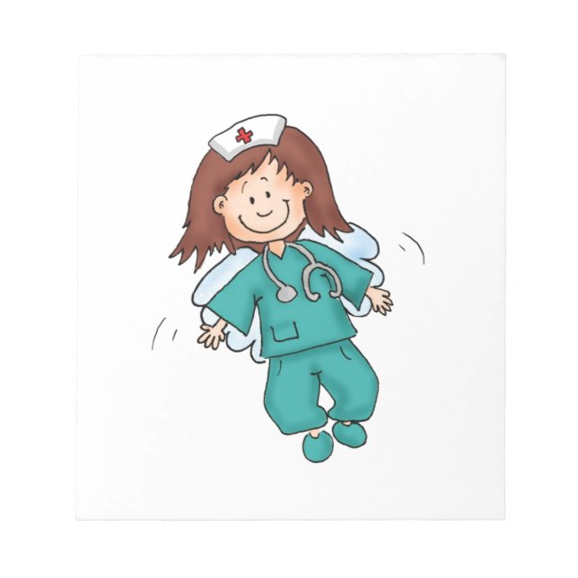 Gift for Nurses - Personalize with your name Notepad (Front)