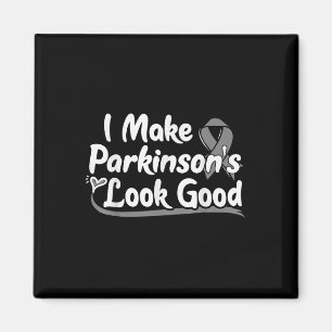 Gift For Parkinson Disease Patients Grey Awareness Magnet