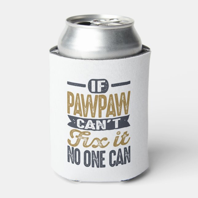 Gift for Paw Paw Can Cooler (Can Front)