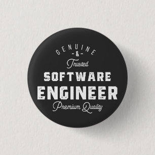 Gift for Software Engineer 1 Inch Round Button