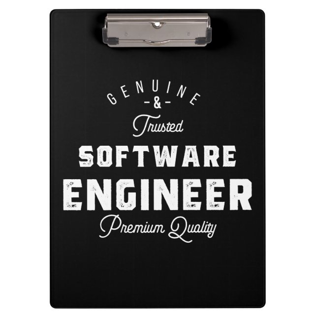Gift for Software Engineer Clipboard (Front)