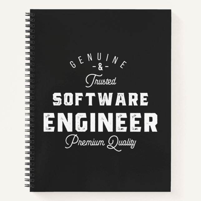 Gift for Software Engineer Notebook (Front)