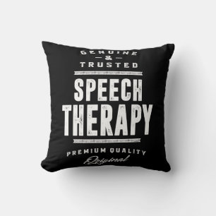 Gift for Speech Therapy Throw Pillow