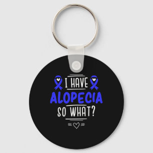 Gift for Spot Baldness Patients Hair Loss Keychain