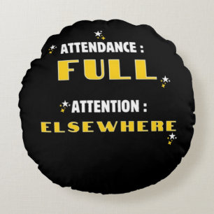 Gift for student Back to school Round Pillow