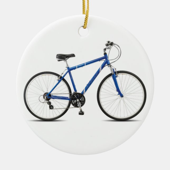 GIFT FOR THE "BIKE RIDER" IN YOUR LIFE CERAMIC ORNAMENT (Front)