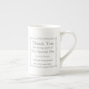 Gift for Wedding Guests Bone China Mug