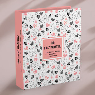 Gift for Wife Our First Valentine Memory Album Binder