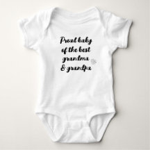 Gift From Baby To Grandma & Grandpa, Grandparents,