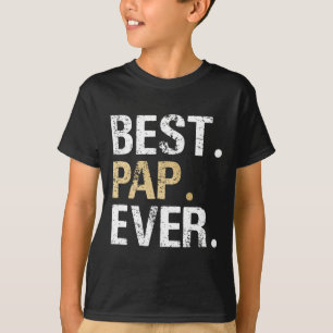 Gift From Granddaughter Grandson Best Pap  T-Shirt