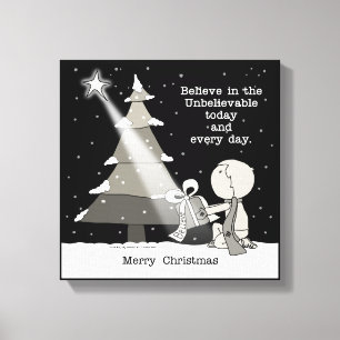 Gift Giver-Merry Christmas Canvas Print