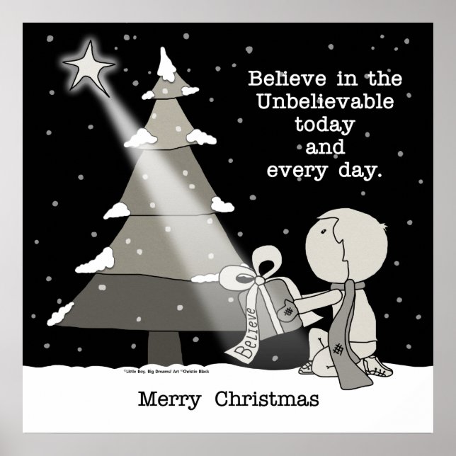 Gift Giver-Merry Christmas Poster (Front)