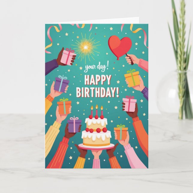 Gift Giving Birthday Card (Front)