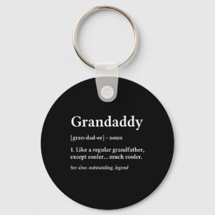Gift Grandpa Fathers Day - Definition  Keychain