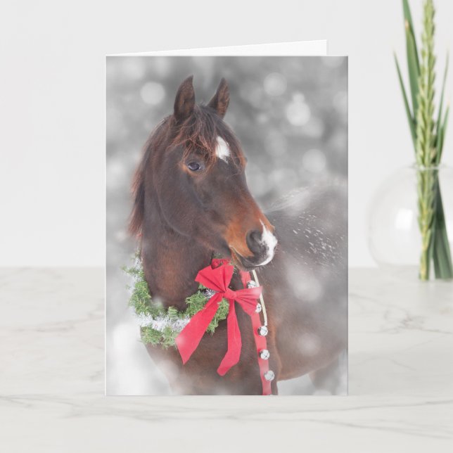 Gift Horse Holiday Card (Front)