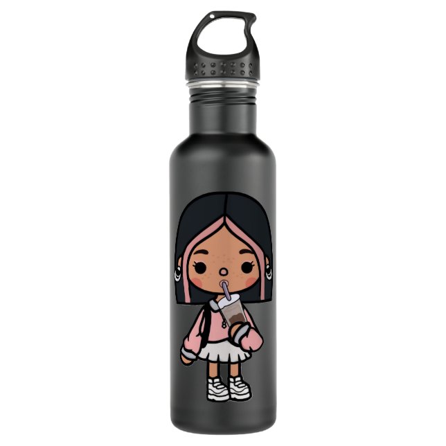 Gift Idea An App Development Toca Boca Studio Funn 710 Ml Water Bottle (Front)