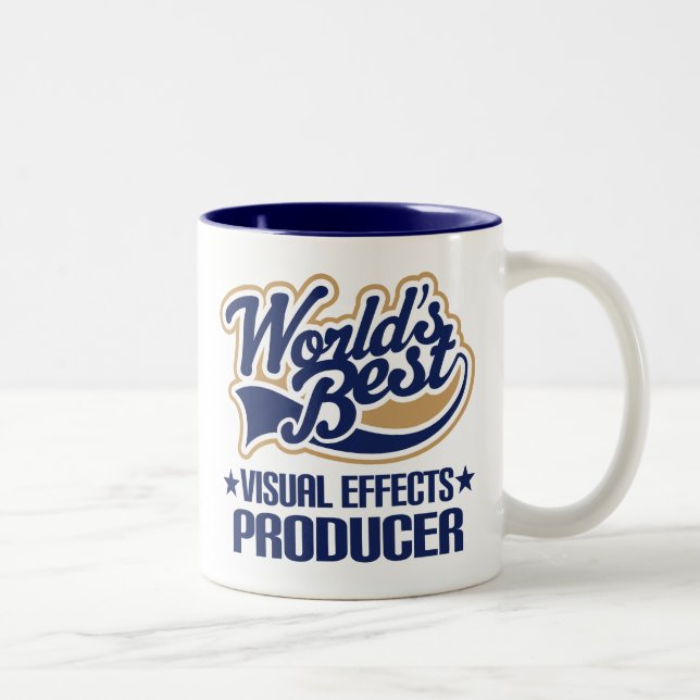 Gift Idea For Visual Effects Producer (Worlds Best Two-Tone Coffee Mug (Right)