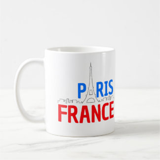 Gift idea Paris France, Baguette, Eiffel, Psg Coffee Mug