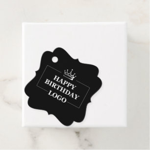 Gift Idea, Personalized Birthday Custom Template Favour Tags