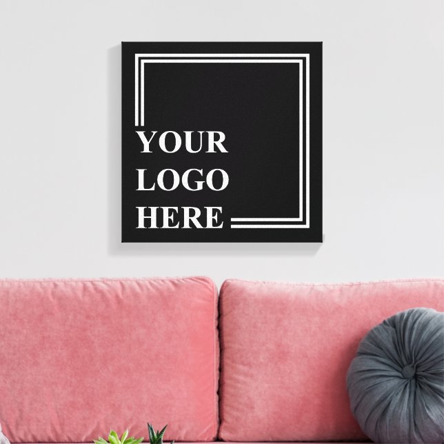 Gift Idea, Personalized Birthday Present Template Canvas Print (Insitu(LivingRoom))