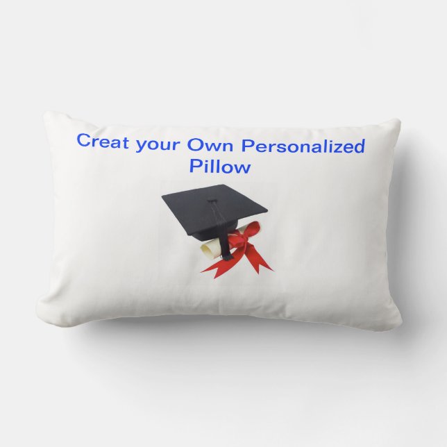 Gift Idea- Personlized 13"x21"Pillow Graduation Lumbar Pillow (Front)