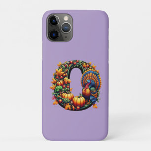 Gift letter o Thanksgiving style iPhone 11 Pro Case