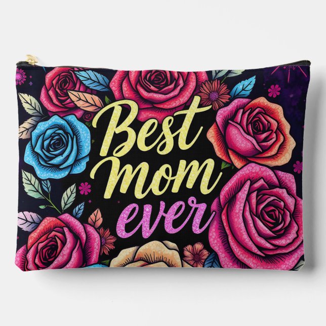 Gift Luxury Floral Popular Collection Accessory Pouch (Front)