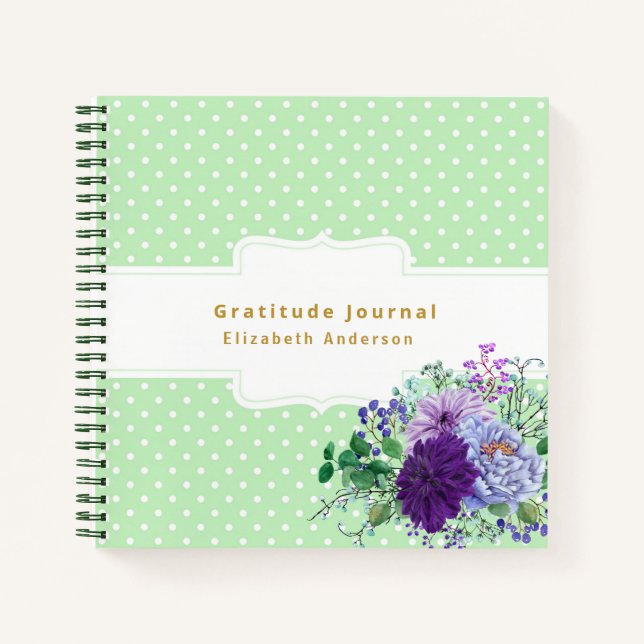 Gift of Thanks Custom GRATITUDE Journal BUDGET (Front)