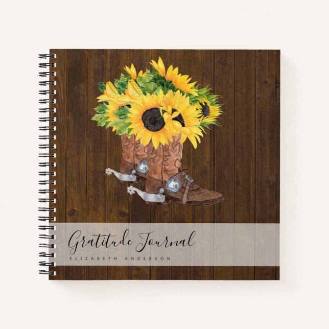 Gift of Thanks Custom GRATITUDE Journal BUDGET (Front)